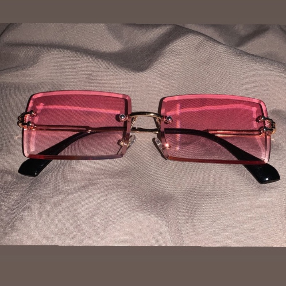 Never used pink sunglasses